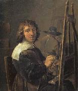 Self-Portrait:The Painter in his Studio    David Teniers